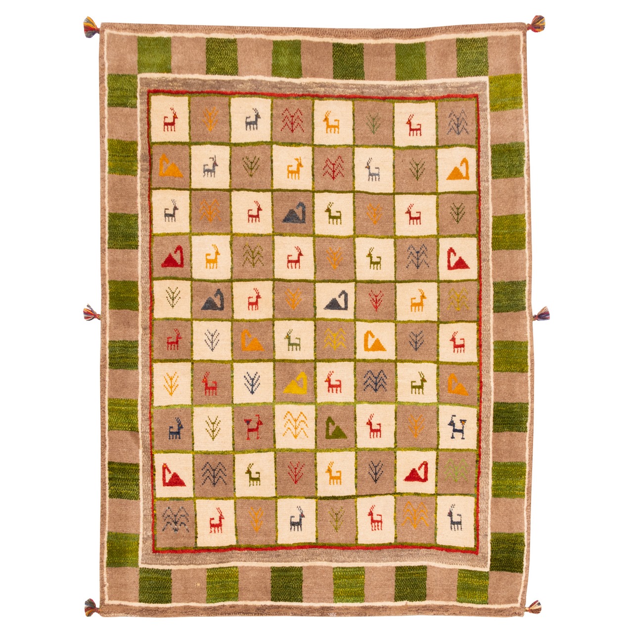 گبه دستباف سه و نیم متری سی پرشیا کد 122043