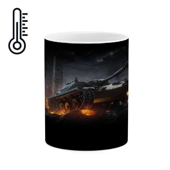 ماگ حرارتی کاکتی طرح تانک مدل mgh17279