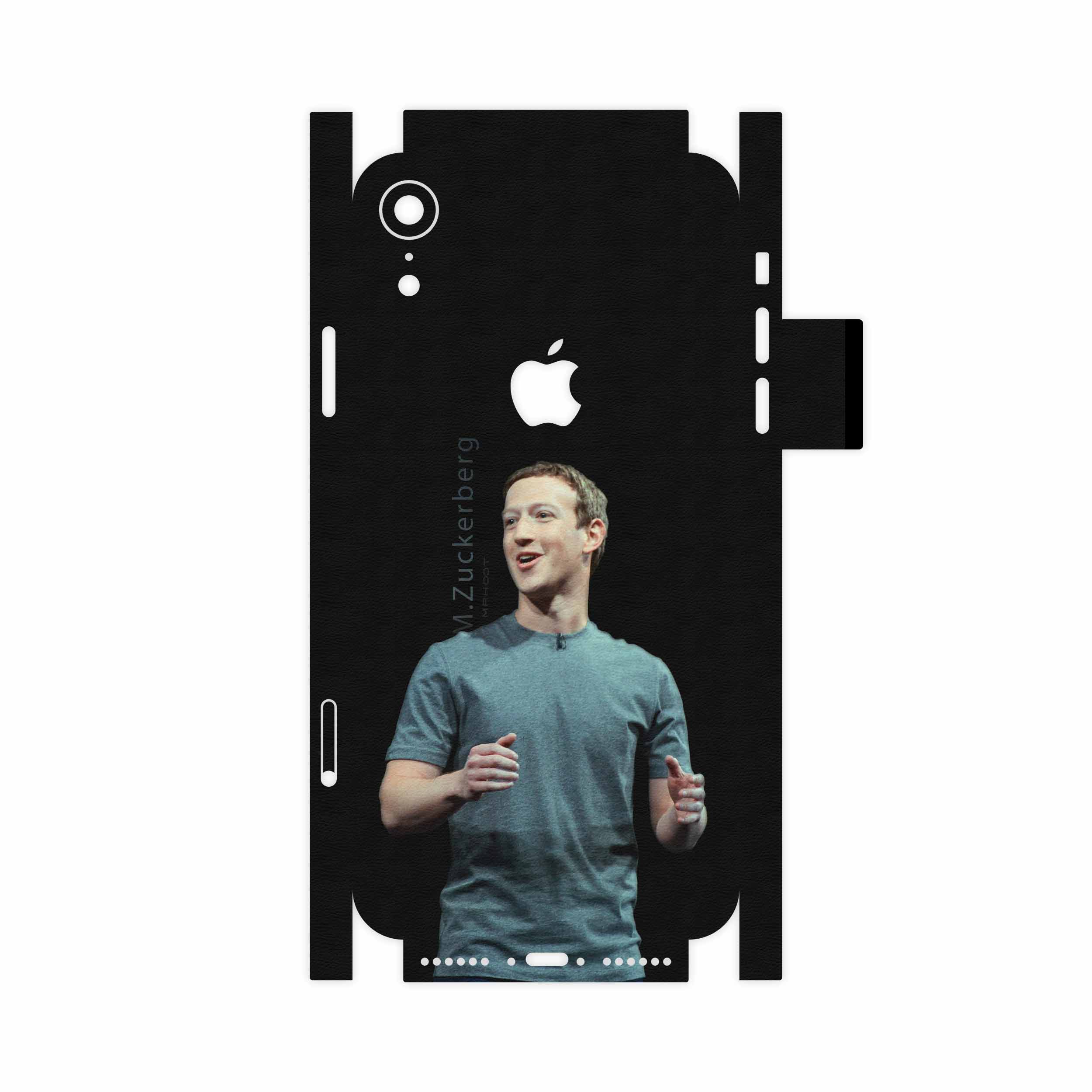 برچسب پوششی ماهوت مدل Mark Zuckerberg-FullSkin مناسب برای گوشی موبایل اپل iPhone XR