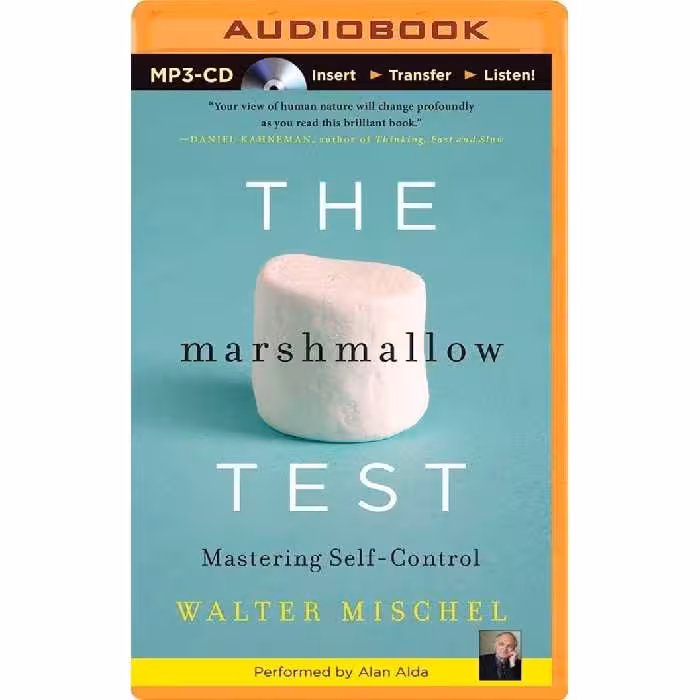 کتاب The  Marshmallow Test اثر Walter Mischel and Alan Alda انتشارات Brilliance