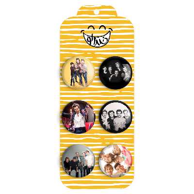 پیکسل خندالو طرح گروه موسیقی One Direction کد 147A مجموعه 6 عددی