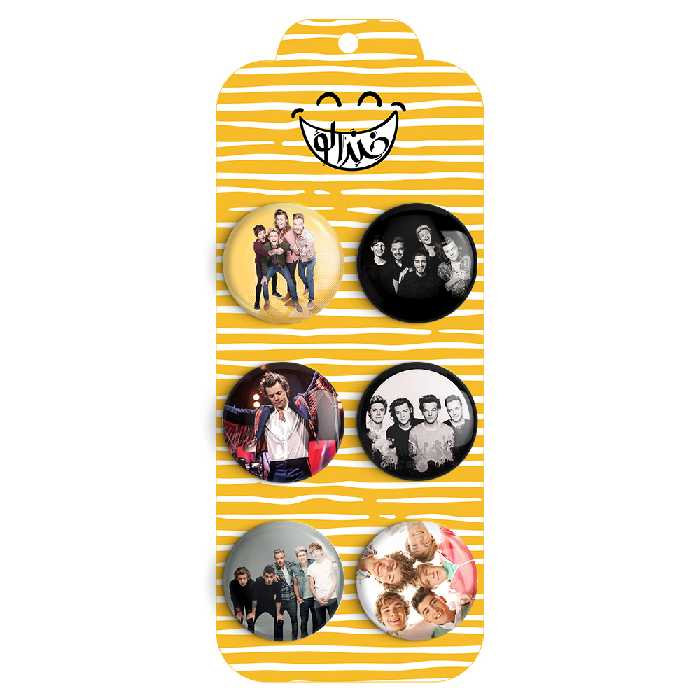 پیکسل خندالو طرح گروه موسیقی One Direction کد 147A مجموعه 6 عددی