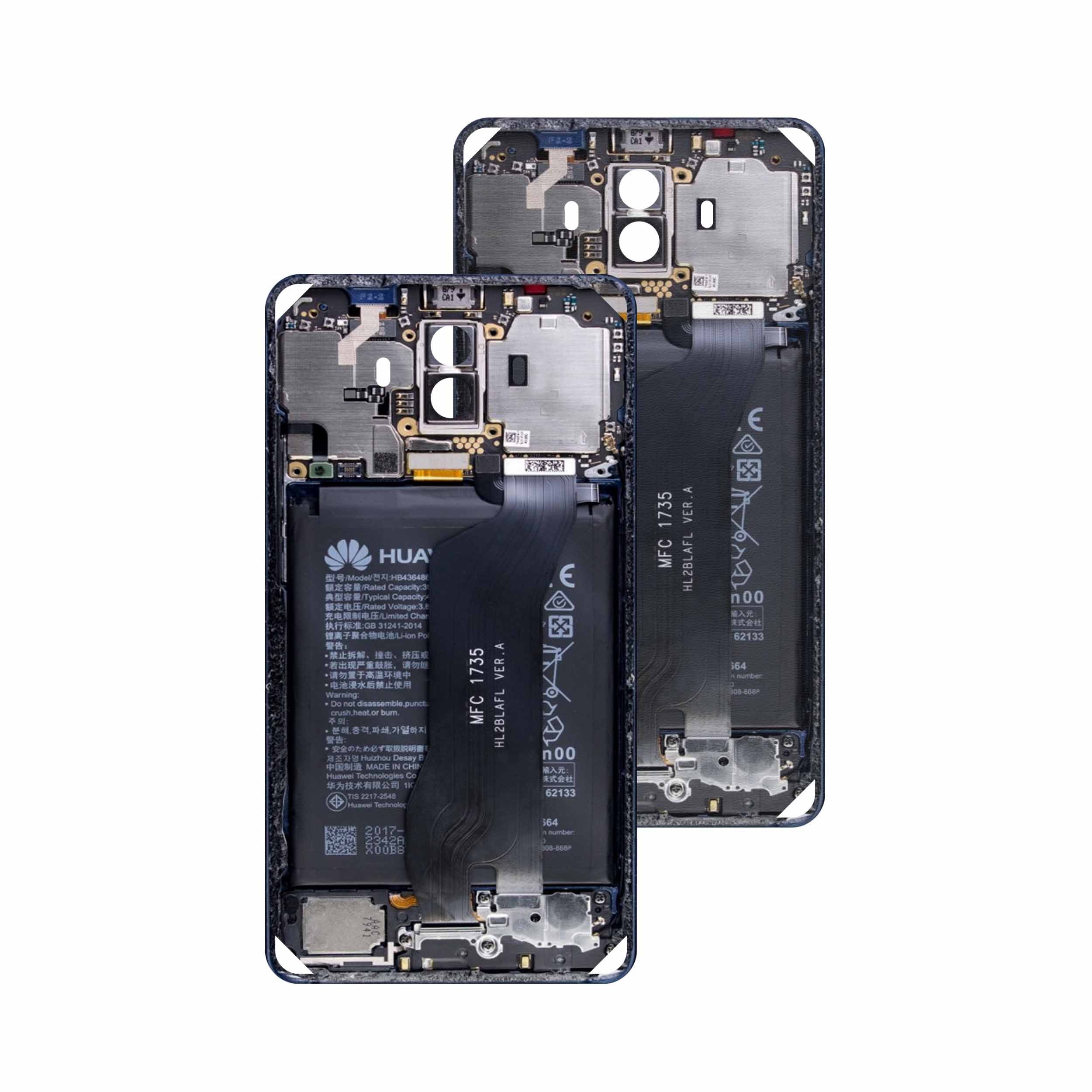 برچسب پوششی ماهوت مدل Underskin VIVID مناسب برای گوشی موبایل هوآوی Mate 10 بسته دو عددی