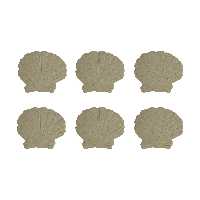 استیکر تزیینی طرح صدف کد 4209114948 بسته 6 عددی