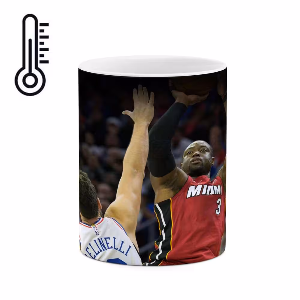 ماگ حرارتی طرح بسکتبال NBA ، Dwyane wade  مدل mgph14914
