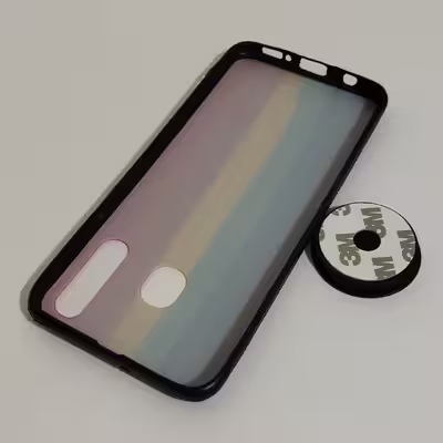 کاور کد 7008 مناسب برای گوشی موبایل سامسونگ Galaxy A20 به همراه پایه نگهدارنده