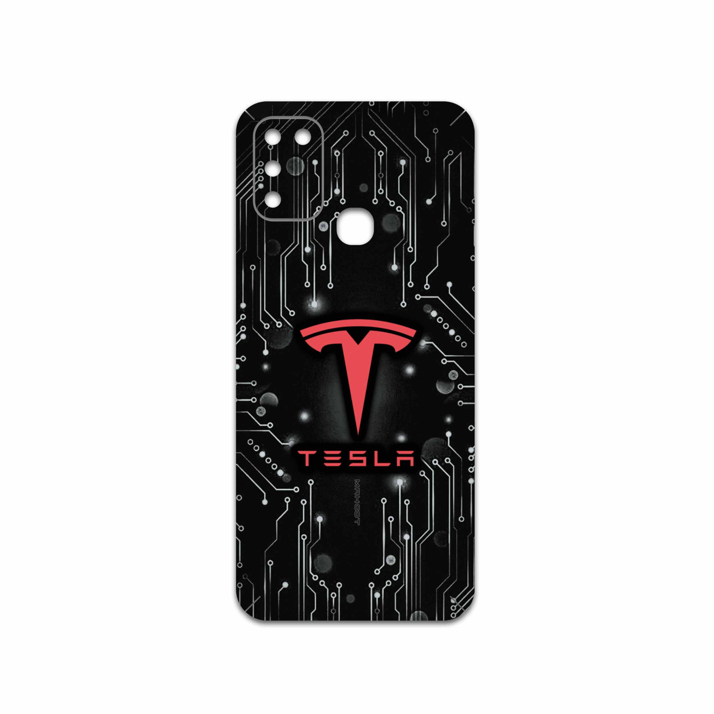 برچسب پوششی ماهوت مدل TESLA مناسب برای گوشی موبایل اینفینیکس Hot 10 Play