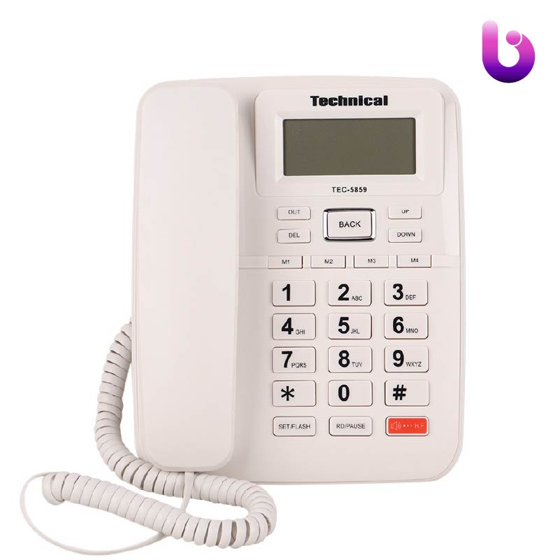 تلفن رومیزی تکنیکال Technical TEC-5859