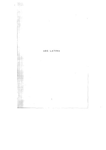 خرید و دانلود نسخه کامل کتاب Ars Latina - IV Gramática
