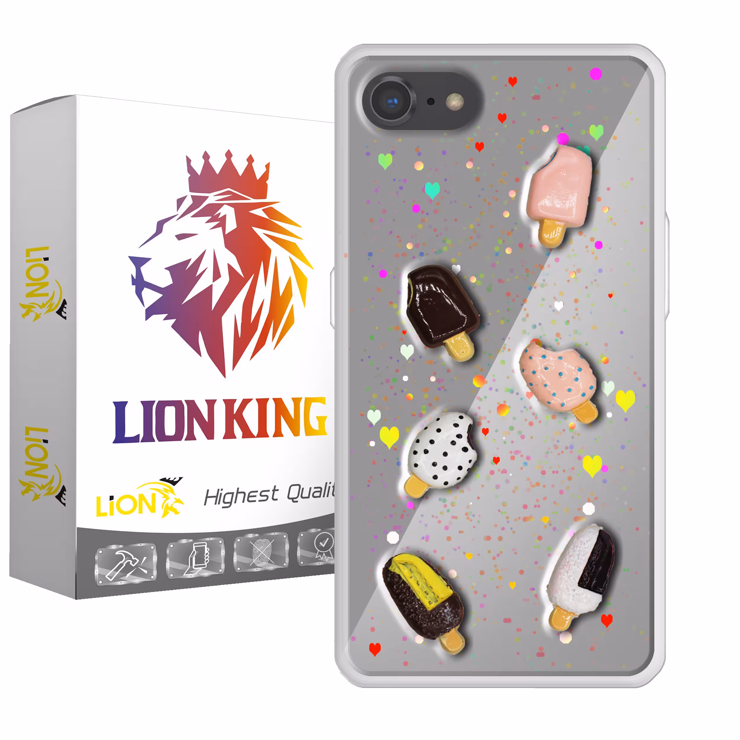 کاور لاین کینگ مدل icecrime مناسب برای گوشی موبایل اپل iPhone 6/6s