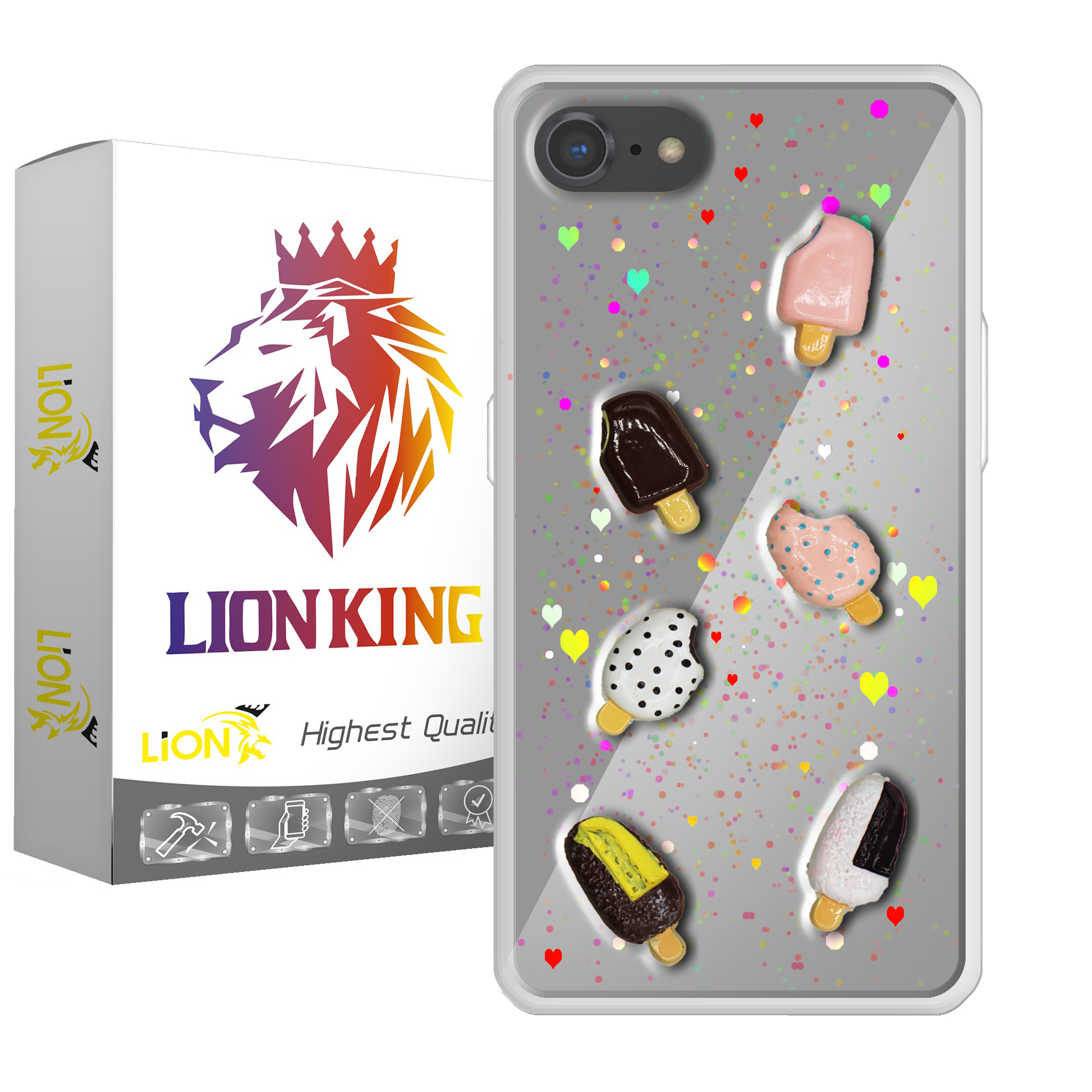 کاور لاین کینگ مدل icecrime مناسب برای گوشی موبایل اپل iPhone 6/6s
