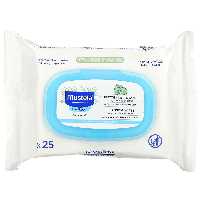 دستمال مرطوب کودک موستلا Mustela بسته 25 عددی