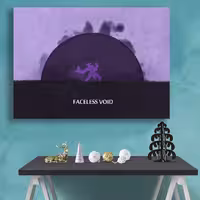 تابلو شاسی گالری استاربوی طرح Faceless Void مدل بازی Dota 2 | دنیای قاب