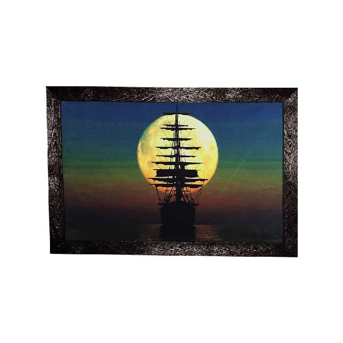 تابلو نوری مدل کشتی 2 کد F122