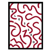 قیمت و خرید تابلو دکوراتیو مدل خطوط انتزاعی کد 045