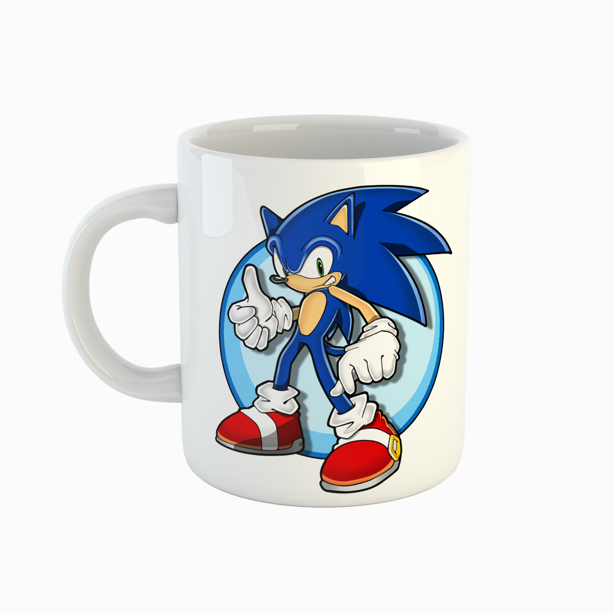 ماگ طرح sonic مدل جوجه تیغی