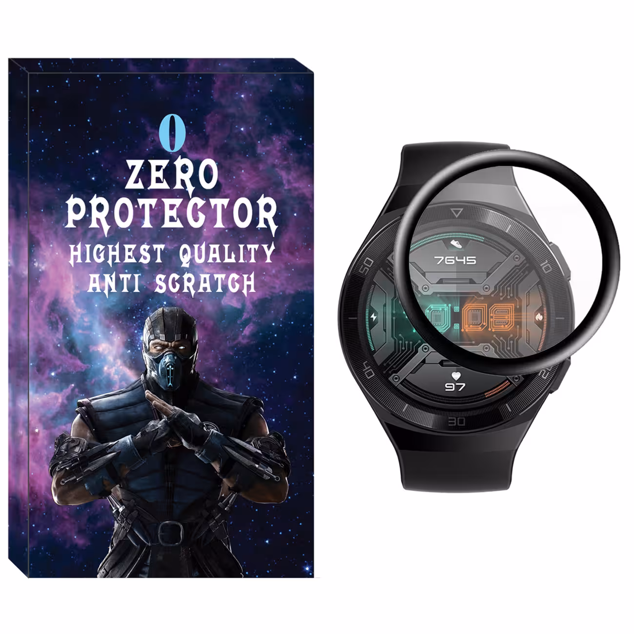 محافظ صفحه نمایش نانو زیرو مدل NZO مناسب برای ساعت هوشمند هوآوی Watch GT 2 Pro