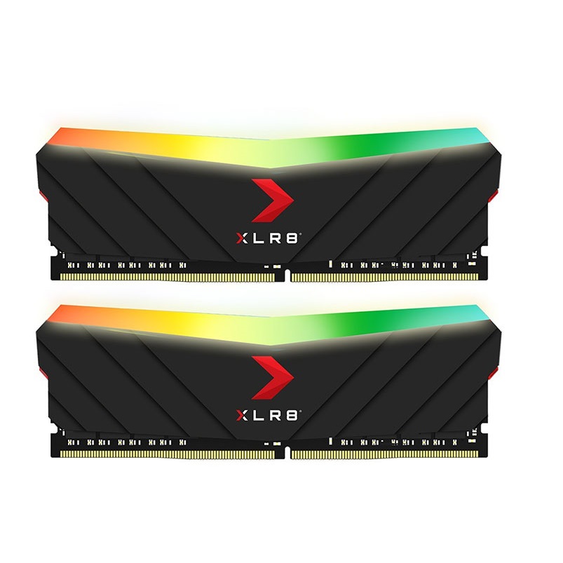 رم دو کاناله پی ان وای XLR8 RGB 32GB DDR4 3200MH/z CL16