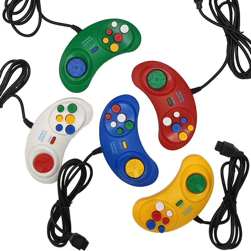 دسته سگا 6 دکمه Persian Sega رنگی