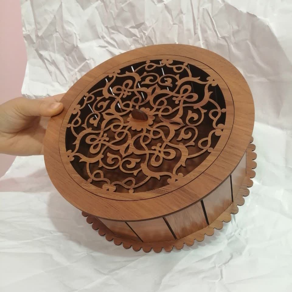 باکس پذیرایی دایره ای طرح الماس سایز بزرگ