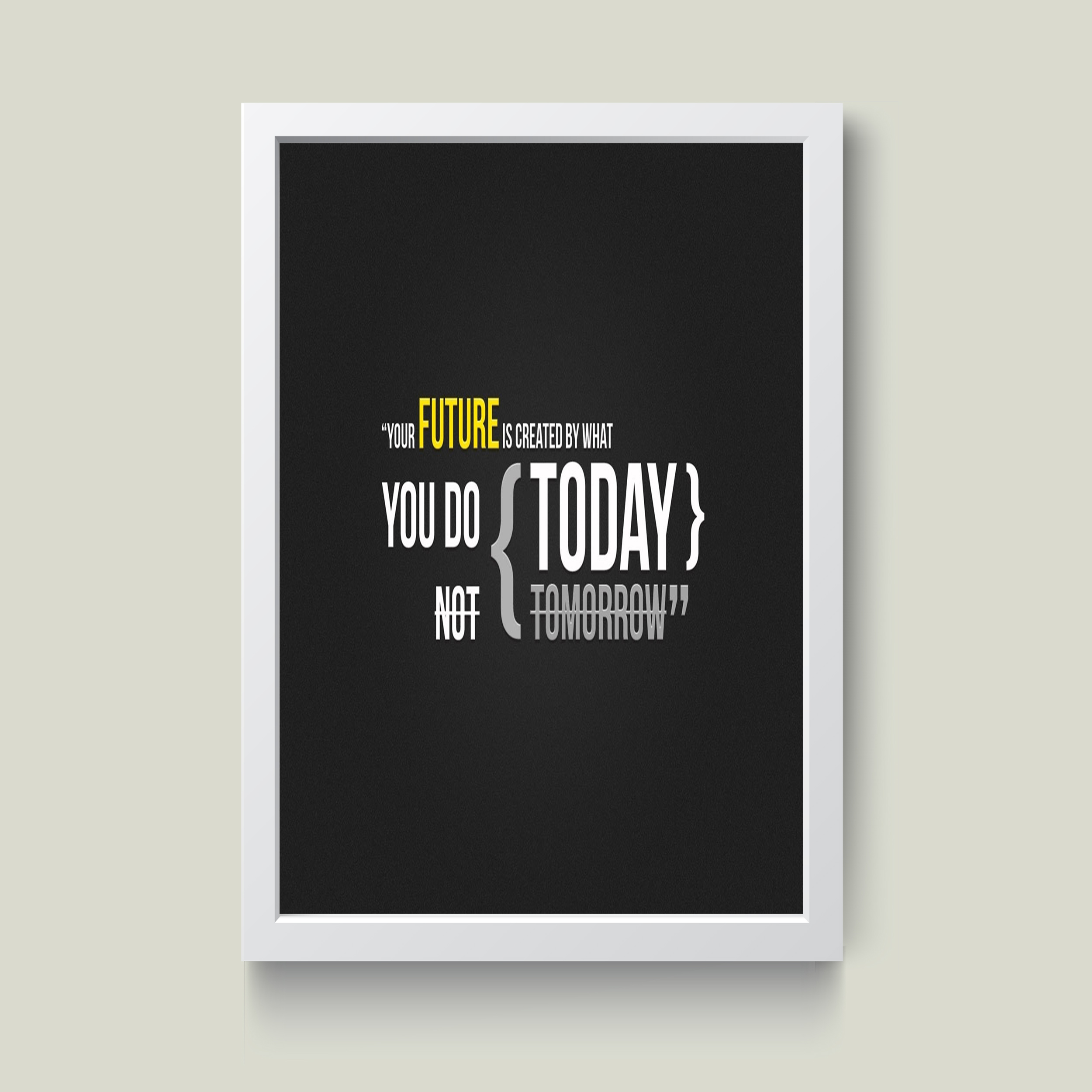 تابلو مدل دکوراتیو انگیزشی Do today کد G8-20