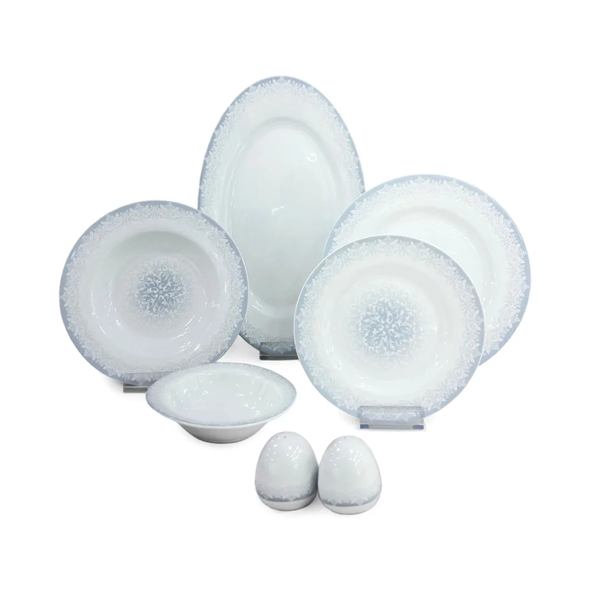 سرویس چینی زرین 6 نفره غذاخوری سابرینا ایتالیااف (28 پارچه)