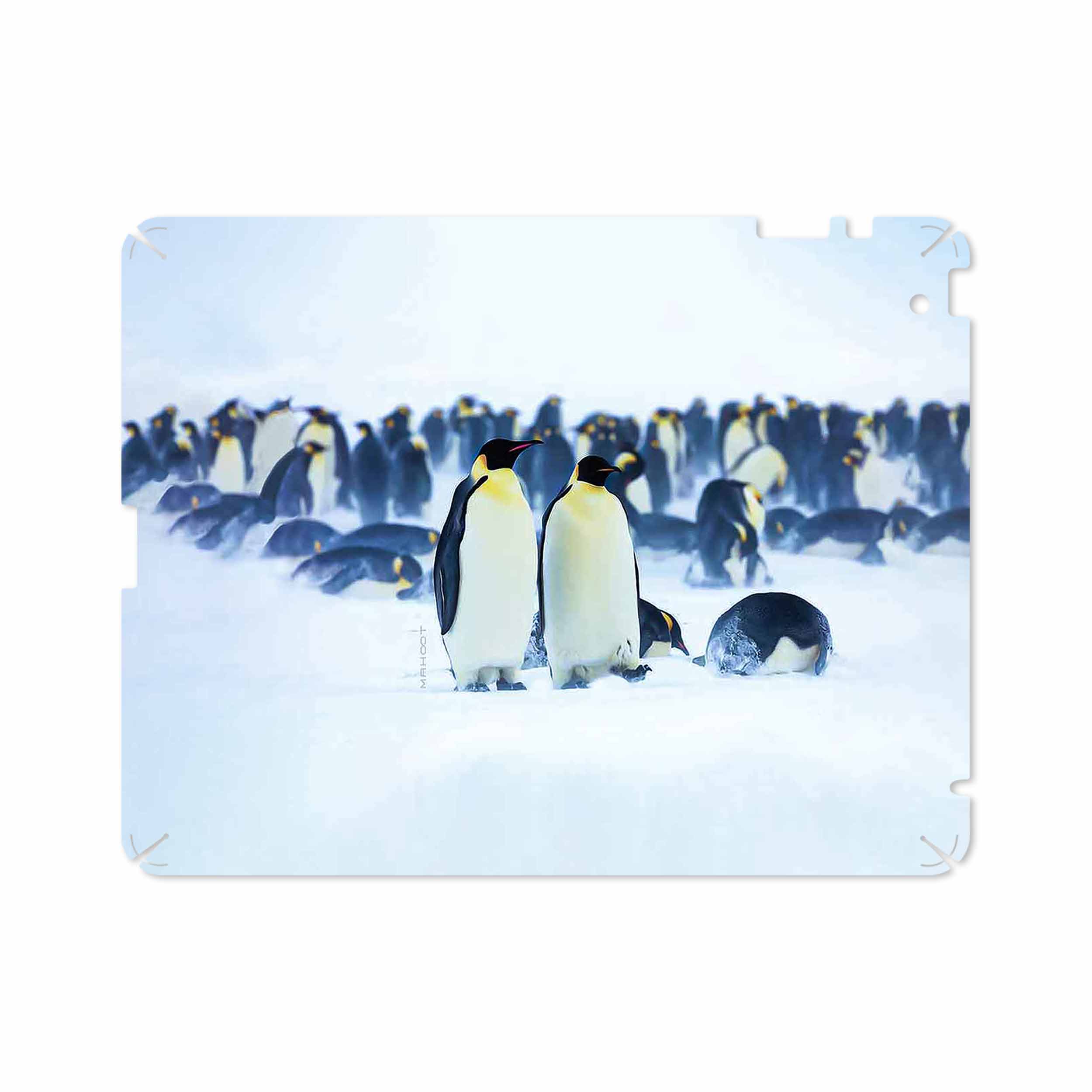 برچسب پوششی ماهوت مدل Penguin مناسب برای تبلت اپل iPad 2 2011 A1395