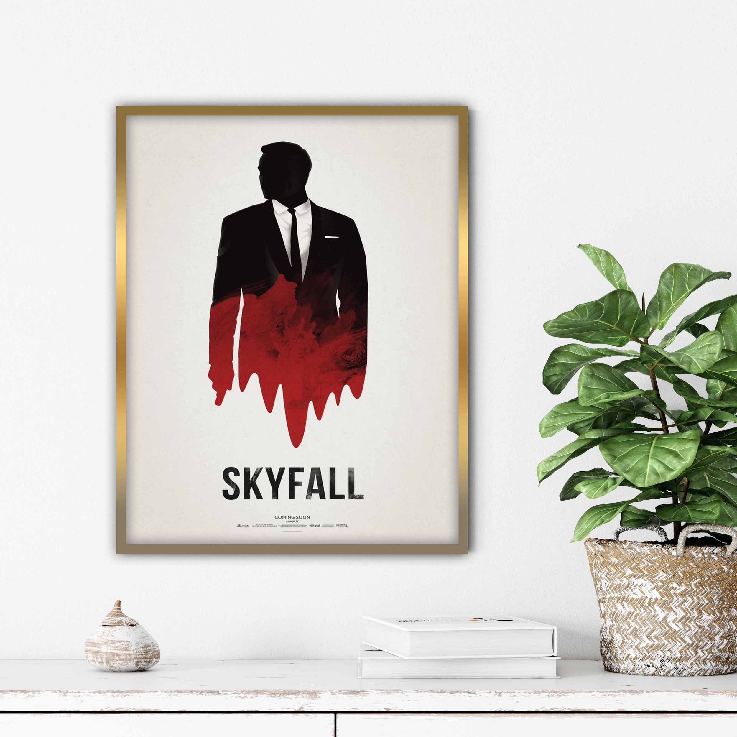 تابلو آتریسا طرح پوستر فیلم SkyFall مدل AM076