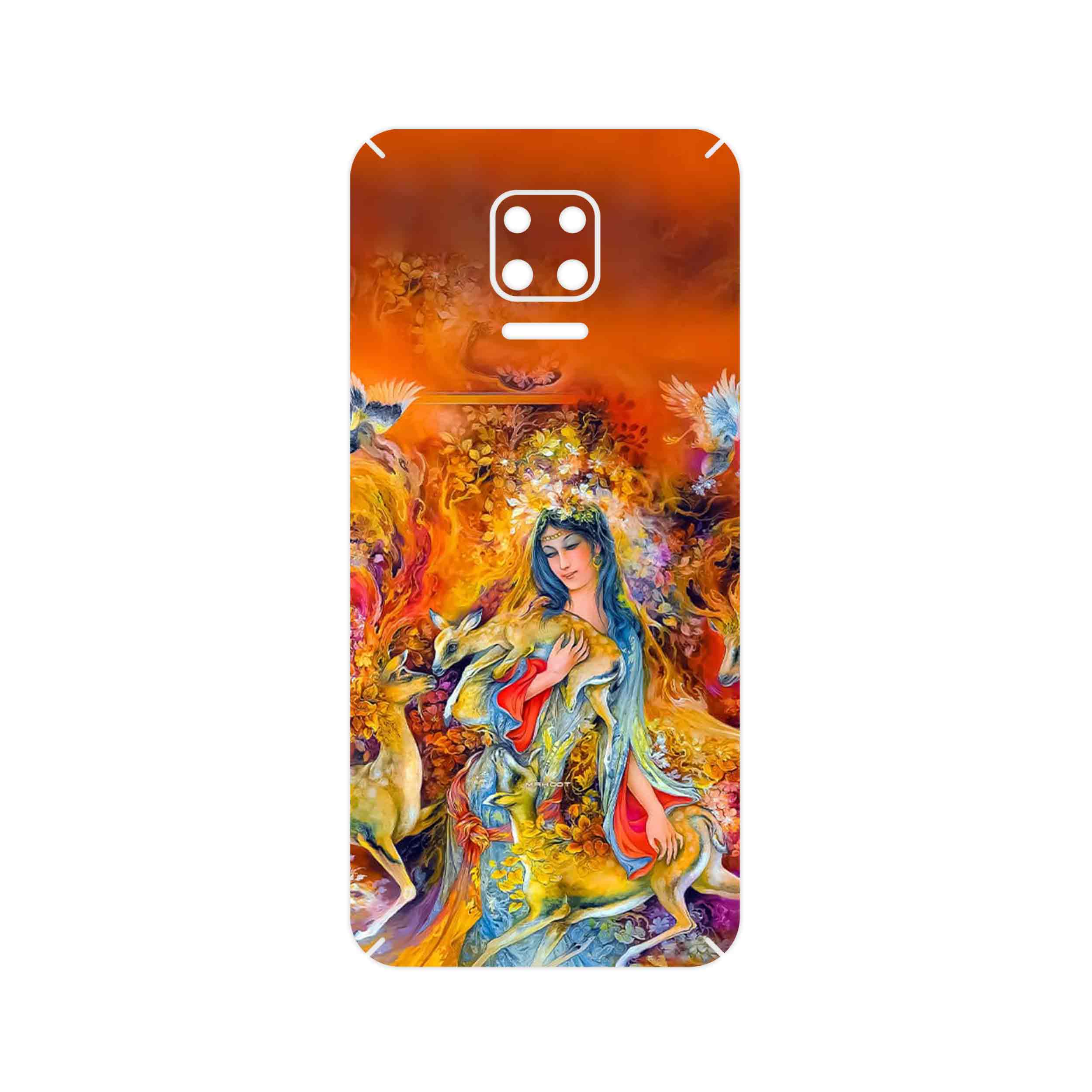 برچسب پوششی ماهوت مدل Persian miniature 2 مناسب برای گوشی موبایل شیائومی Redmi Note 9S