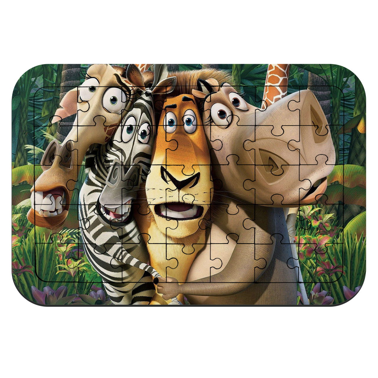 پازل 35 تکه طرح انیمیشن ماداگاسکار مدل NI1765 