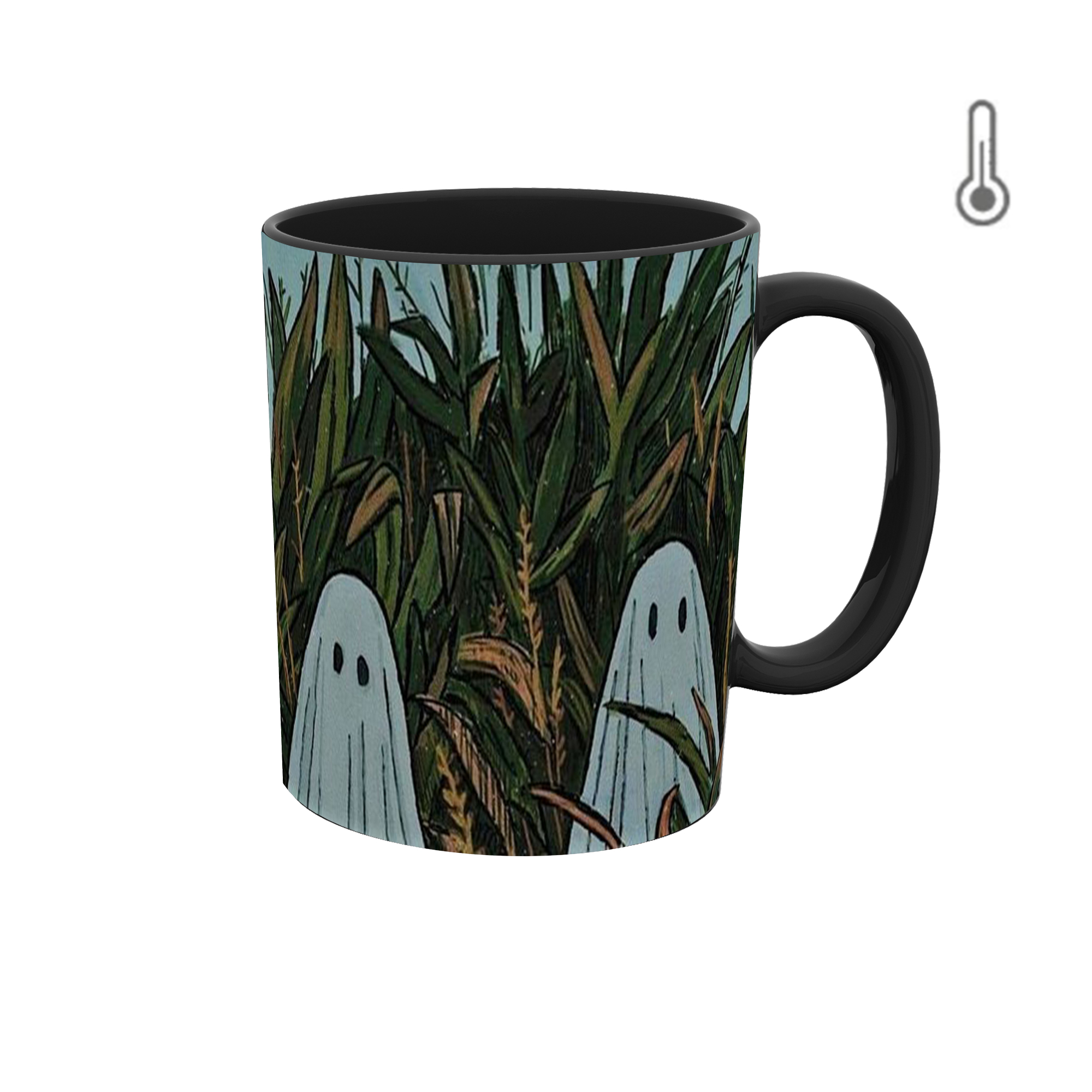 ماگ حرارتی طرح روح_ترسناک