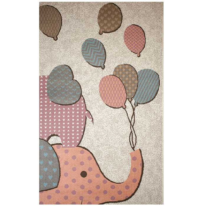 فرش ماشینی افرند طرح کودک مدل فیل کوچولو کد 144