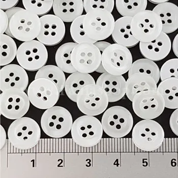 دکمه پیراهنی 18 سفید صادراتی