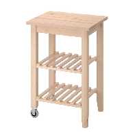 ترولی چوبی آشپزخانه ایکیا مدل BEKVAM