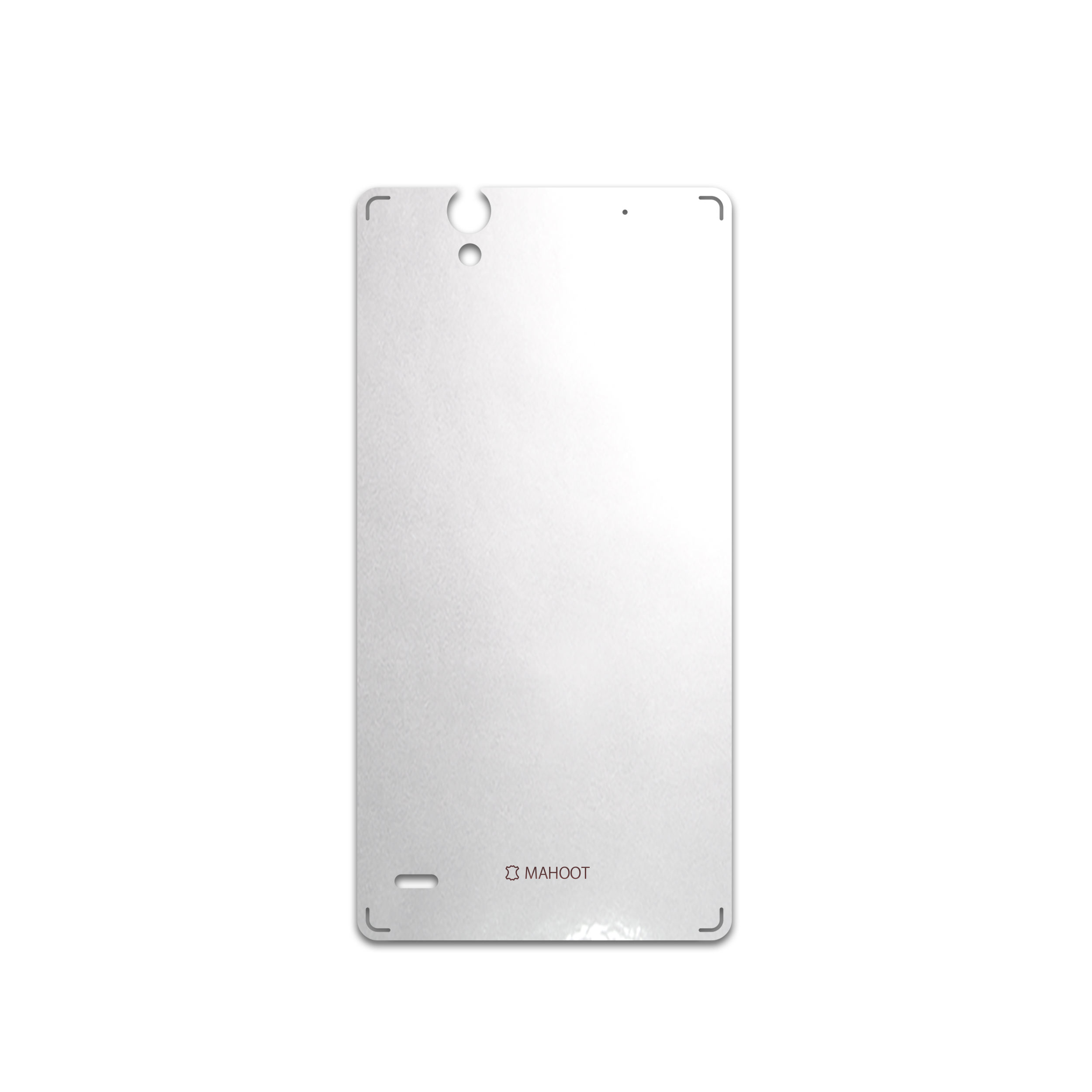 برچسب پوششی ماهوت مدل Metallic-White مناسب برای گوشی موبایل سونی Xperia C4
