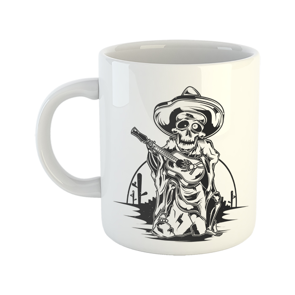 ماگ طرح گیتاریست مکزیکی