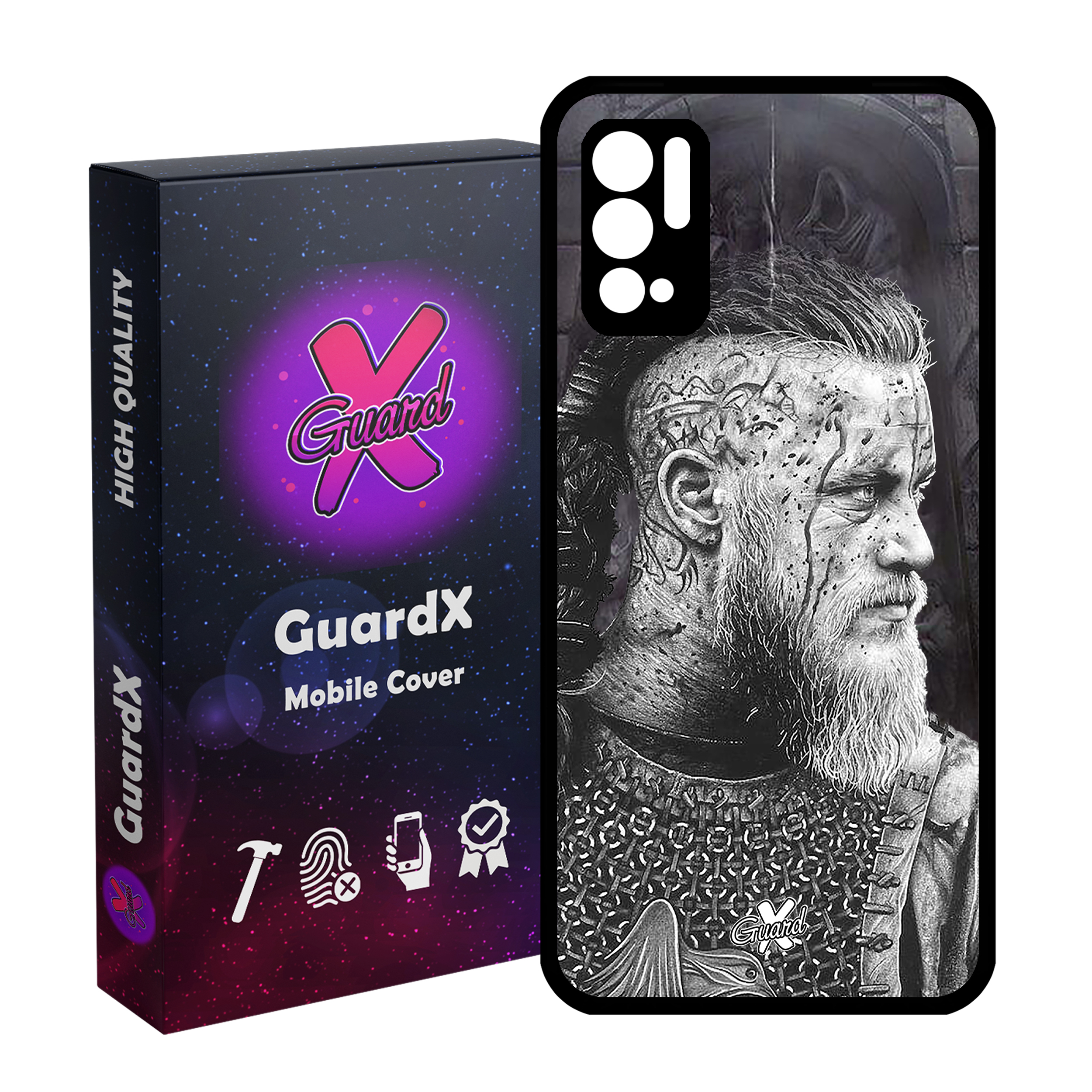 کاور گارد ایکس طرح Ragnar مدل Glass10245 مناسب برای گوشی موبایل شیائومی Redmi Note 10 5G / Poco M3 Pro