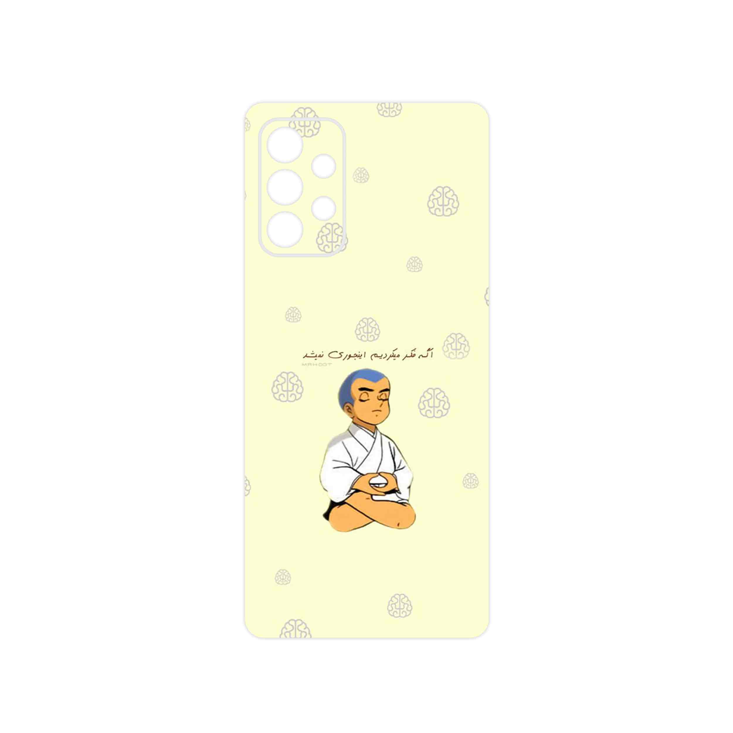 برچسب پوششی ماهوت مدل Ikkyu-san مناسب برای گوشی موبایل سامسونگ Galaxy A72