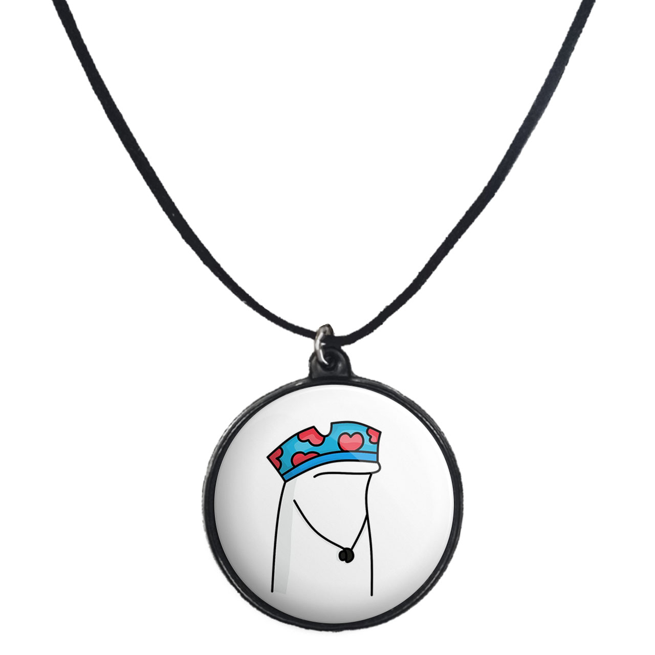 گردنبند پرمانه طرح میقولی کد pmb.24615 مدل دو طرفه