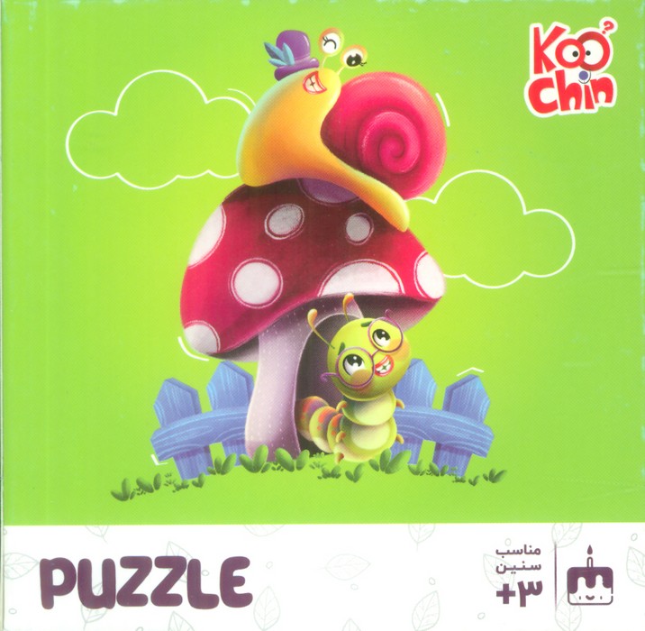 مینی پازل حشرات 16 قطعه (باجعبه) - ناشربوک | خرید آنلاین کتاب