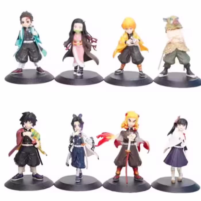 فیگور کیوپاسکت مدل شیطان کش Demon Slayer مجموعه 8 عددی