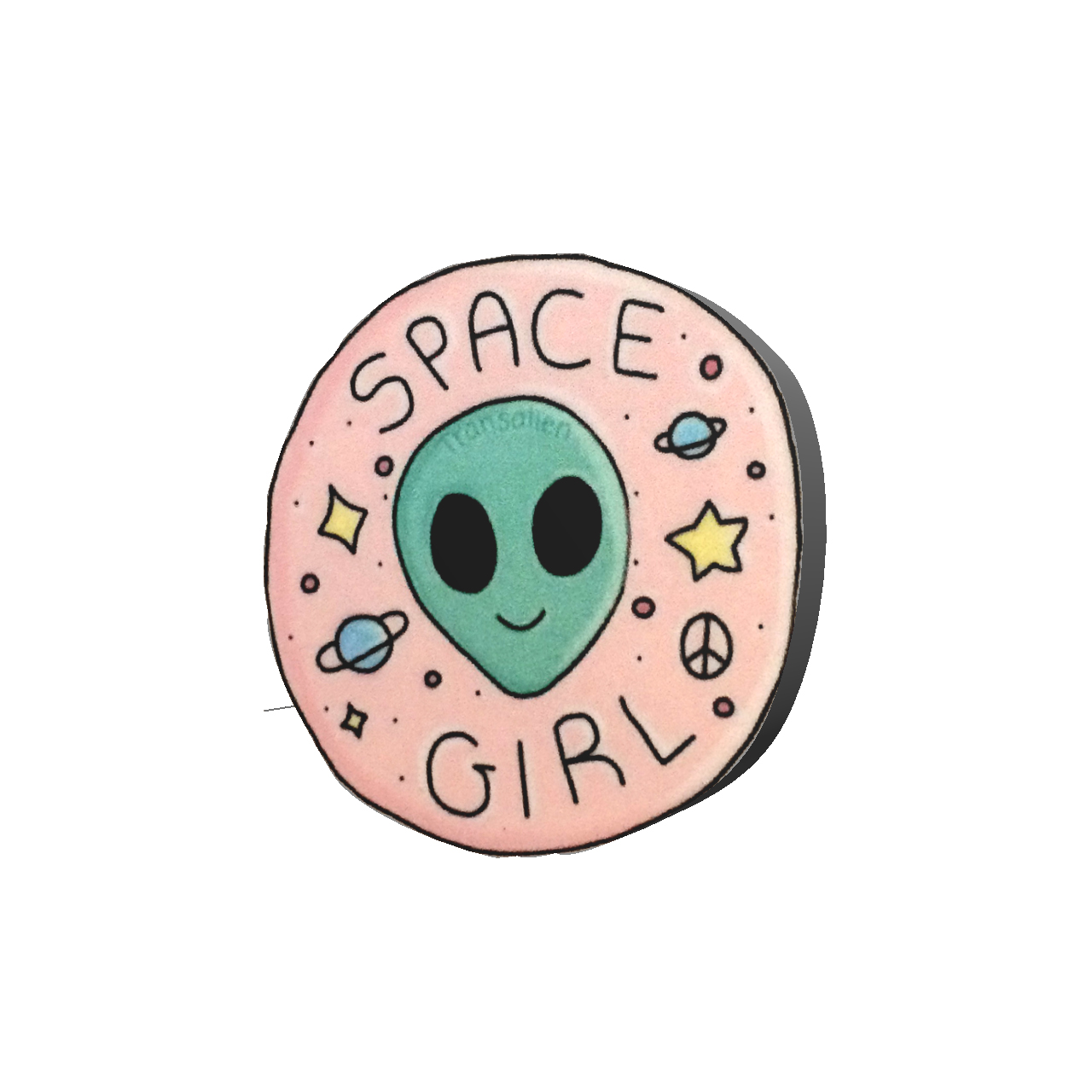 استیکر طرح Space Girl کد 124