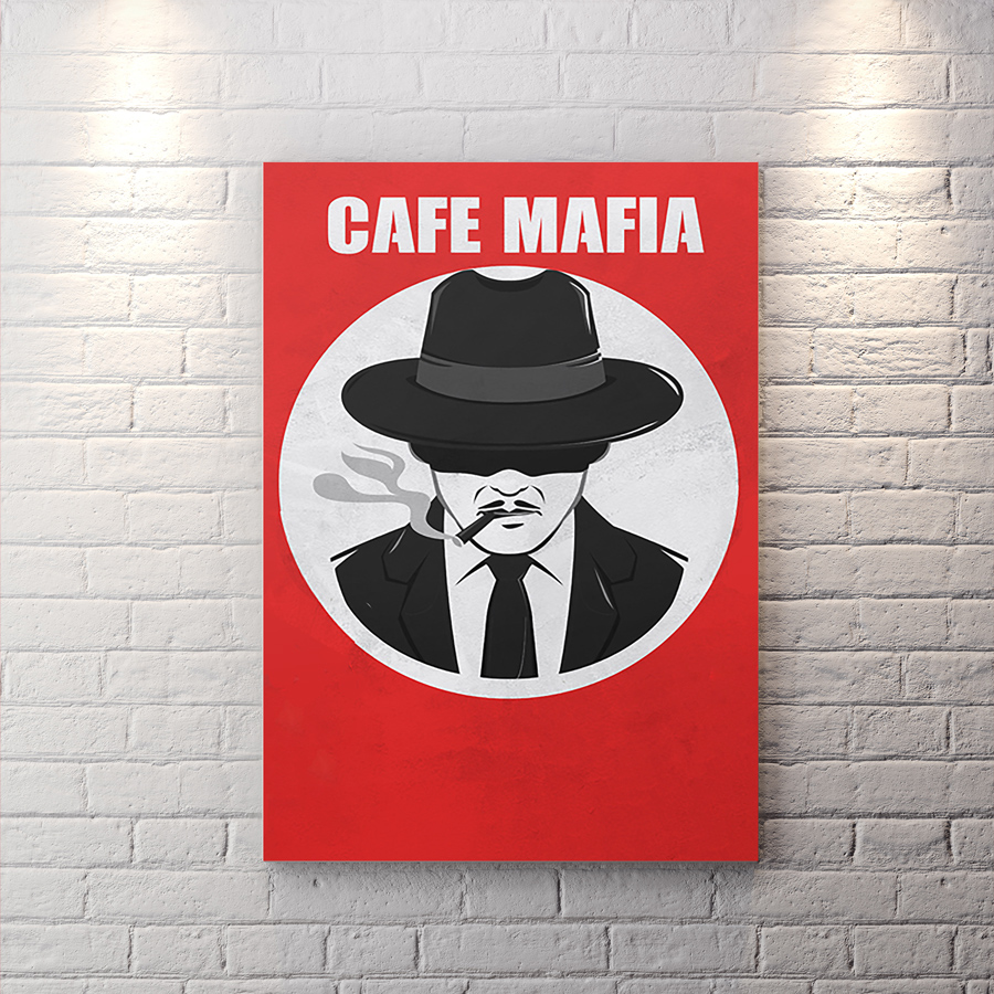 تابلو دکوراتیو طرح مافیا BAs-7569