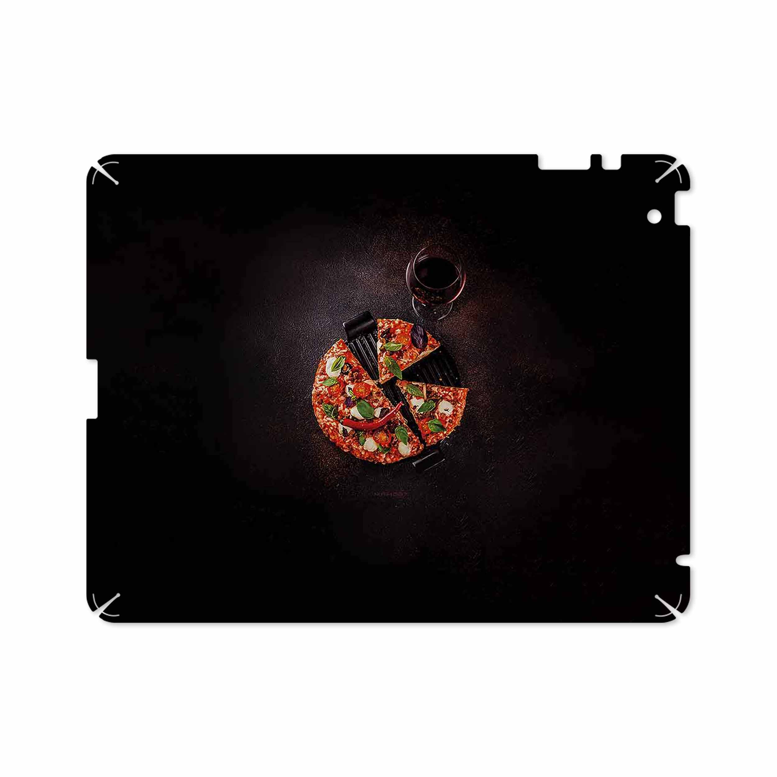 برچسب پوششی ماهوت مدل Pizza مناسب برای تبلت اپل iPad 2 2011 A1397