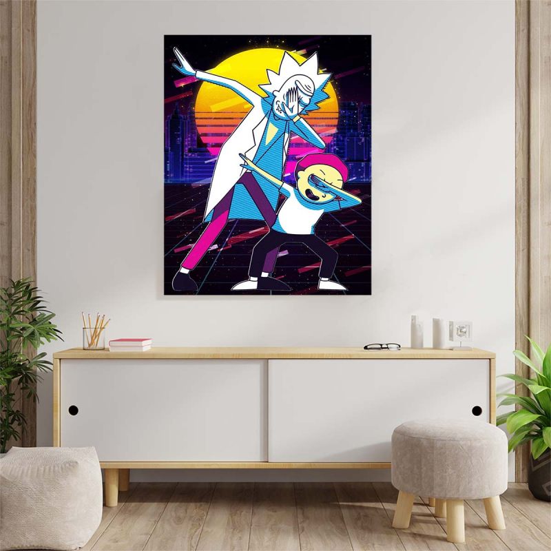 تابلو شاسی آتریسا مدل  انیمیشن Rick and Morty