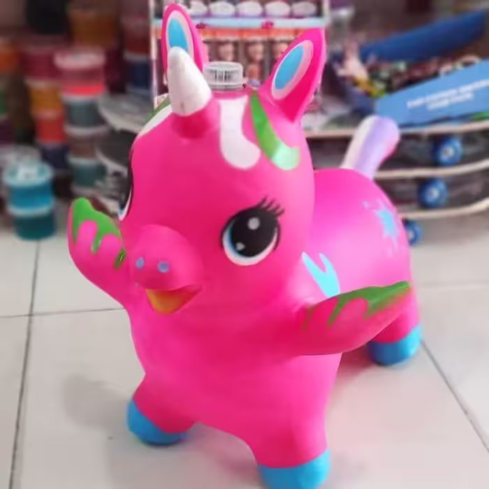 اسباب بازی اسب بادی شاخ دار