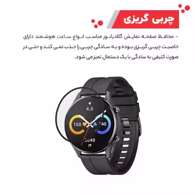محافظ صفحه نمایش گلادیاتور مدل GWP2000 مناسب برای ساعت هوشمند شیائومی Imilab W12 بسته دو عددی