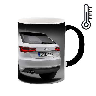 ماگ حرارتی طرح ماشین Audi A3 مدل mgph15196