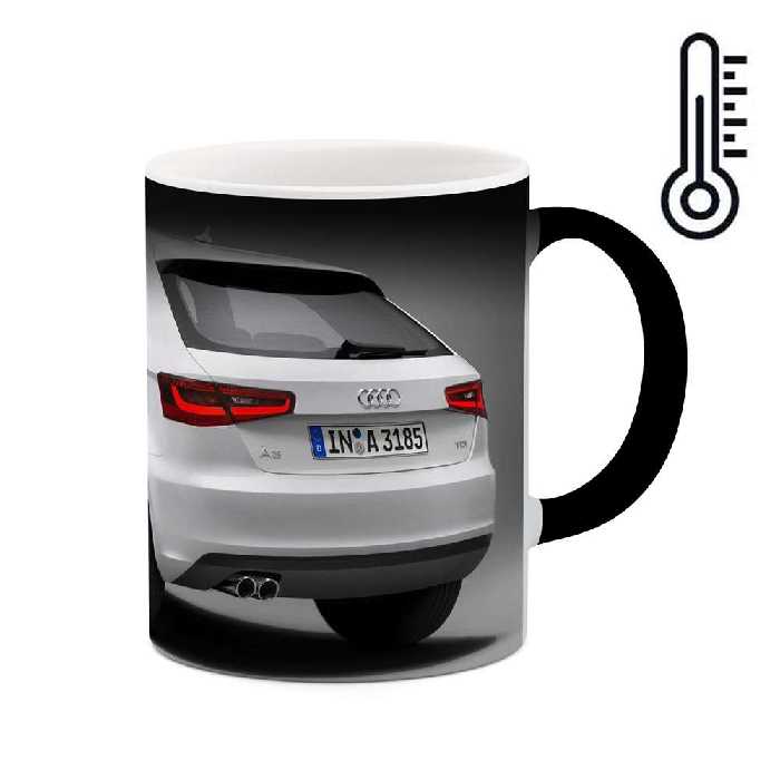 ماگ حرارتی طرح ماشین Audi A3 مدل mgph15196