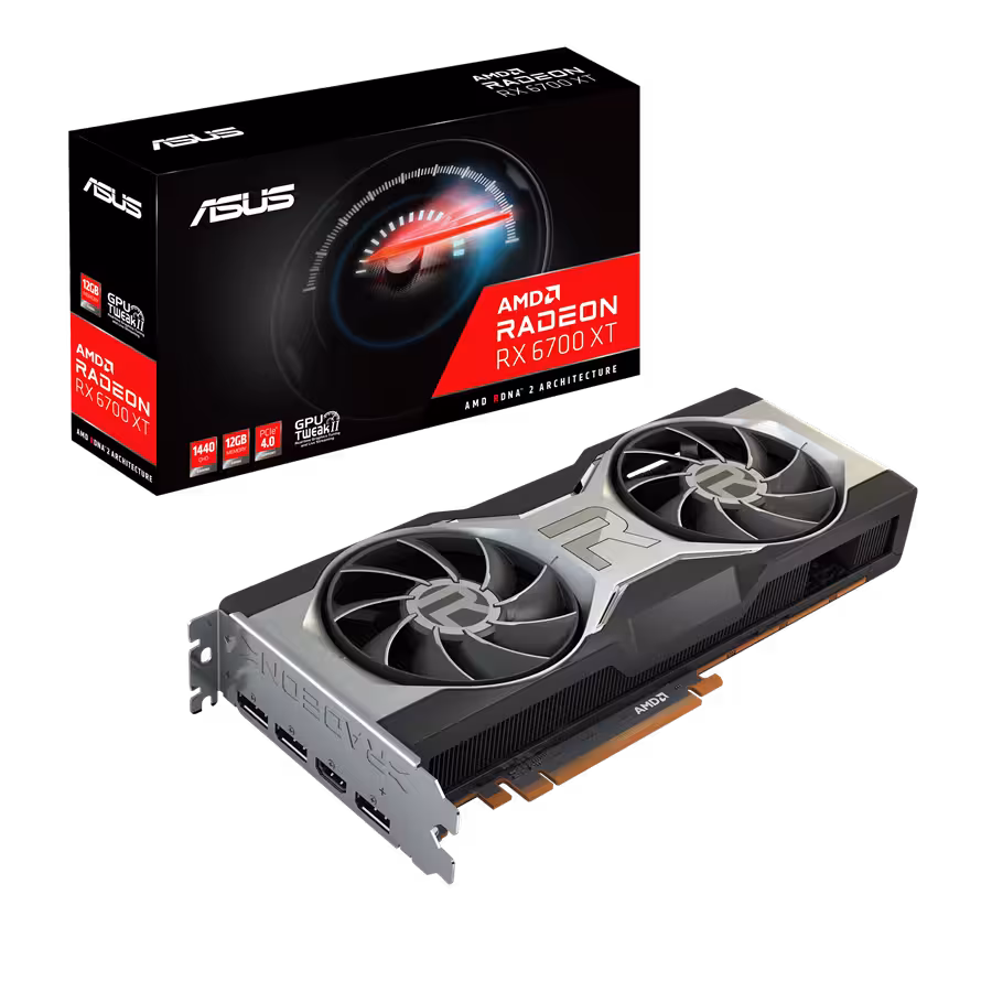کارت گرافیک  ایسوس مدل Radeon RX 6700 XT حافظه 12 گیگابایت